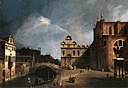 Giovanni Antonio Canal, il Canaletto - Santi Giovanni e Paolo and the Scuola di San Marco - WGA03862.jpg