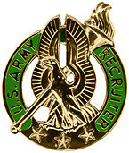 Iama United States Army Gold Recruiter Badge