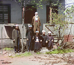 Mullahs at the Mosque near Batumi, c. 1910