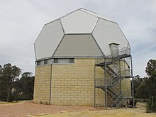 Cosmology Gallery with geodesic dome roof Gravity Discovery Centre - Cosmology Gallery.jpg