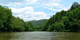 The Greenbrier River at Anthony in Greenbrier County