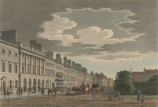 Grosvenor Square is the centrepiece of Mayfair, and named after the family name of the Dukes of Westminster.