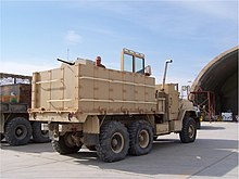 A gun truck of the type used in Iraq, based on an M939 five-ton truck Gun Truck.jpg