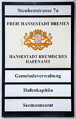 Vorschaubild für Hansestadt Bremisches Hafenamt