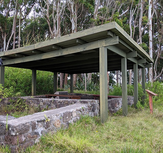 Site of Halley's Observatory on the island of Saint Helena