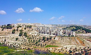 Har Homa neighborhood and Israeli settlement in East Jerusalem