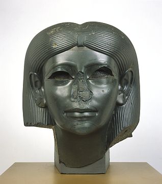 Head from a female sphinx, c. 1876–1842 BC, Brooklyn Museum