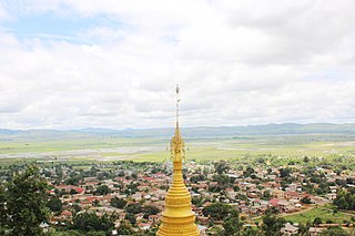 Heho Town in Shan State, Burma