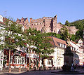 Ruinenfassade vom Kornmarkt aus