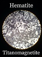 A microscopic picture of hematite