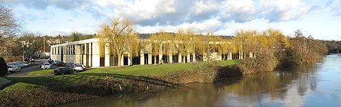 The Herman Miller factory in 2011, now becoming the Bath School of Art and Design Herman Miller factory, Locksbrook, Bath, 2011.jpg
