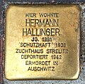 Stolperstein Güstrow Domstraße 5 Hermann Hallinger