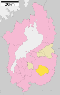 日野町 (滋賀県)位置図