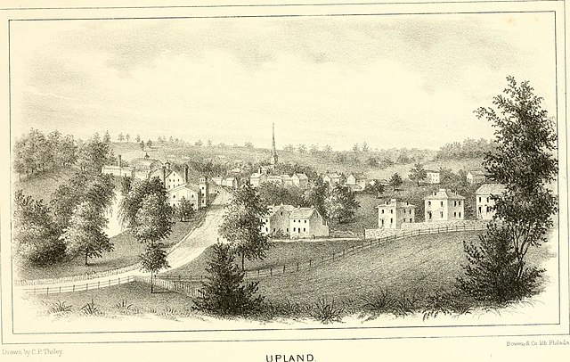 An 1862 image of Upland Township