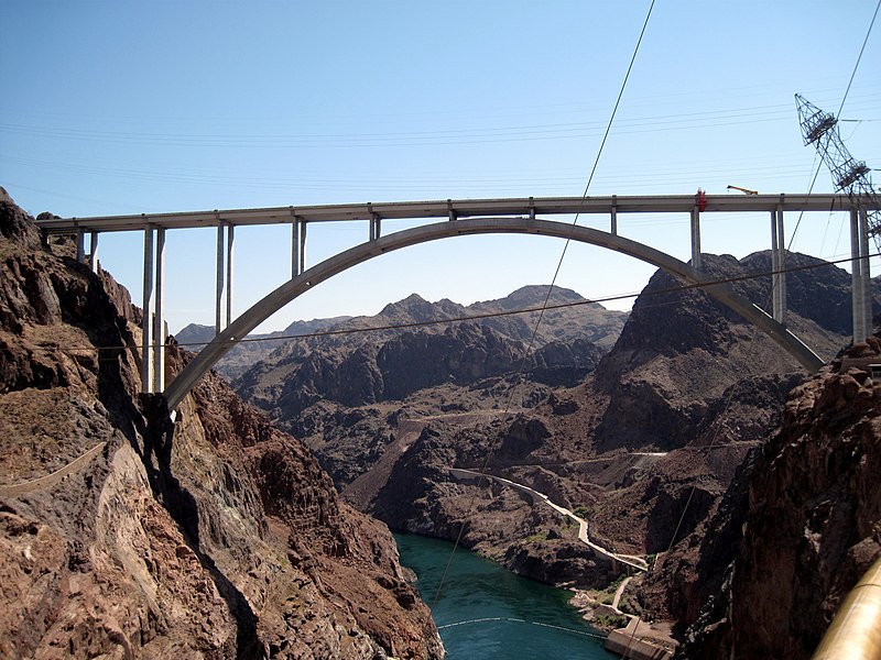 File:Hoover Dam Bridge and River - panoramio.jpg