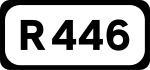 R446 Straßenschild}}