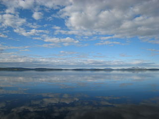 Iešjávri large lake in Finnmark, Norway