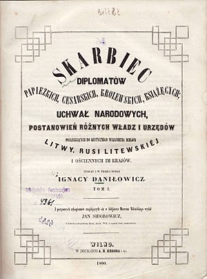 Ігнат Даніловіч: Жыцьцяпіс, Працы, Крыніцы