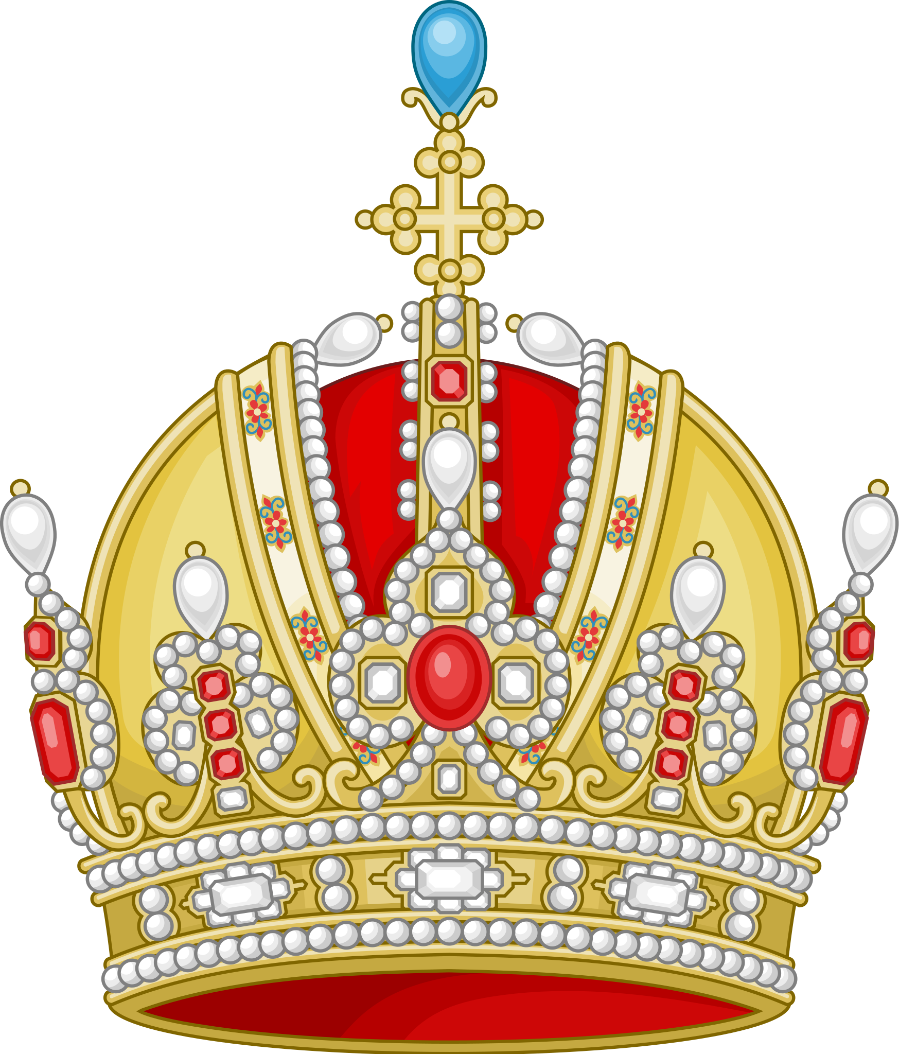 Download File Imperial Crown Of Austria Heraldry Svg Wikimedia Commons