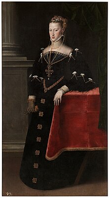 Портрет инфанты Марии Испанской работы Антониса Моро