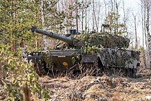 4th Tank Regiment Ariete main battle tank Italian Army - 4th Tank Regiment Ariete tank during a training exercise in Latvia - March 2024.jpg