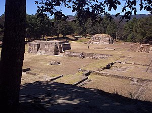 Sitio arqueológico y centro ceremonial de Iximché, Guatemala.