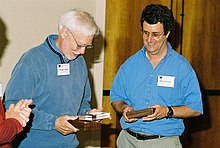 J Strother Moore, Matt Kaufmann FLoC 2006.jpg