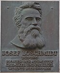 Josef Loschmidt - Gedenktafel