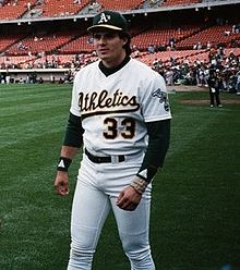 Super 70s Sports on X: Jose Canseco became baseball's only 40/40/40 man in  1988 when he cranked 40 homers, stole 40 bases, and his nuts shrank to 40%  their normal size.  / X