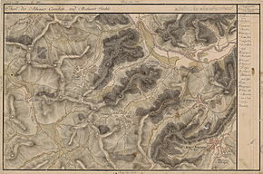 Micăsasa în Harta Iosefină a Transilvaniei, 1769-1773. (Click pentru imagine interactivă)