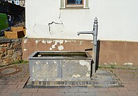 Kaltenholzhausen, fountain in front of Kirberger Strasse 25