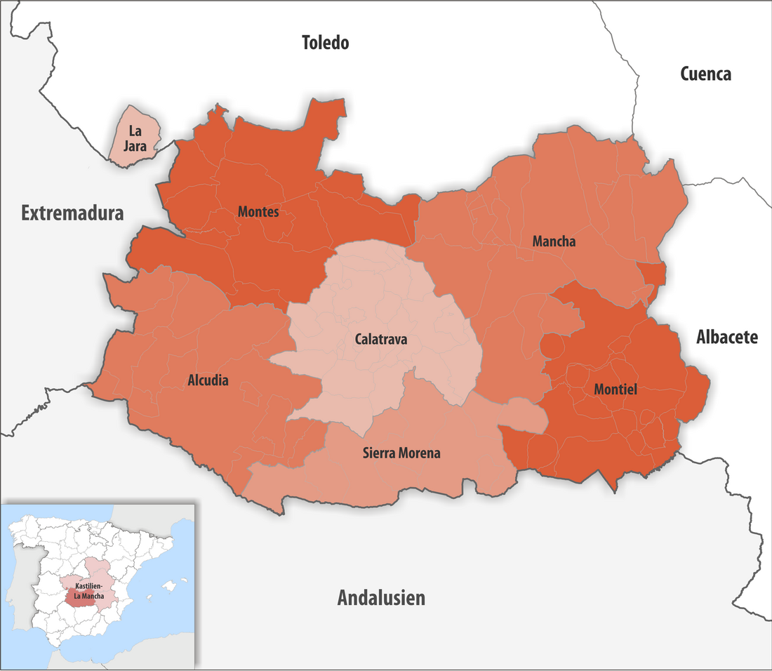 Liste der Gemeinden in der Provinz Ciudad Real