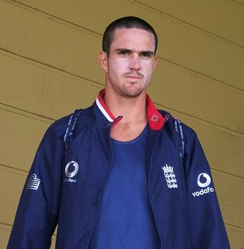 Kevin Pietersen after training at Adelaide Oval