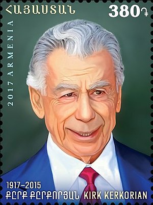 Kirk Kerkorian 2017 stamp of Armenia.jpg