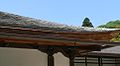 A part of the wooden shingle roof of Ginkaku-ji, in Japan.