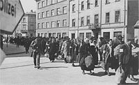 Deportação dos judeus do Gueto de Cracóvia, março de 1943