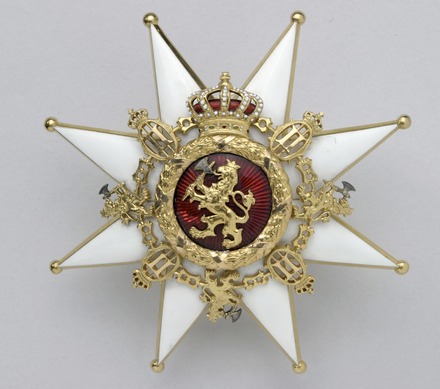Star of the Order of the Norwegian lion.