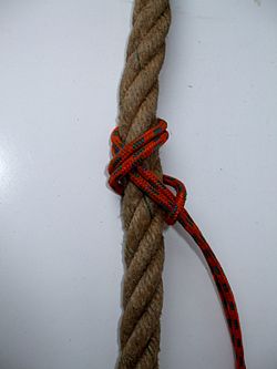 Cross clamp knot