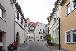 Krumme Gasse, von Süden Schweinfurt 20181019 001