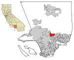 LA County Incorporated Areas Pasadena highlighted.svg