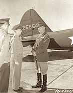 Gen. Lear on a visit to Davis-Monthan Airfield, Tucson, Ariz.