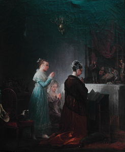 Marguerite Gérard (1761-1837) - La Crèche (Collection particulière)