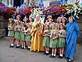 Image 14Lady of Cornwall and flower girls at the 2007 Gorseth (Penzance) (from Culture of Cornwall)