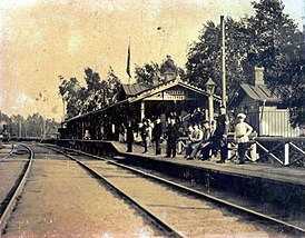 Station in de jaren 1900