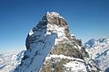 Secțiune finală a traseului normal italian către Matterhorn