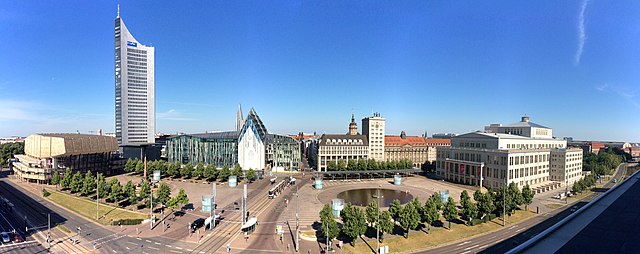 Augustusplatz panorama, 2019