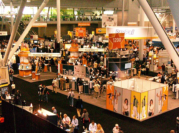 The 2007 eBay Live trade show filled BCEC.