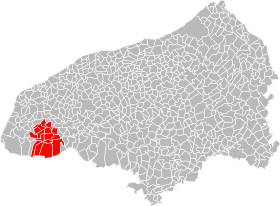 Localisation de Communauté de communes Caux Estuaire