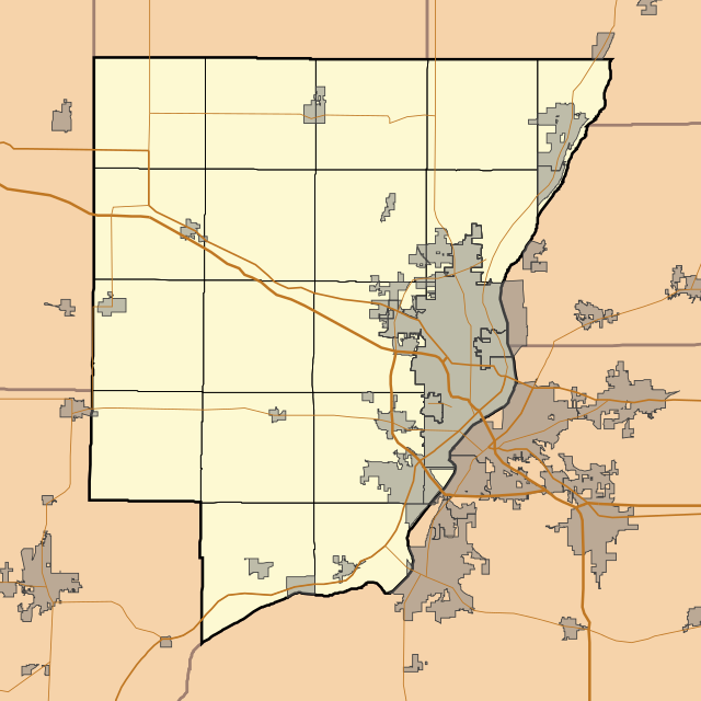 Peoria station (Rock Island Line) is located in Peoria County, Illinois