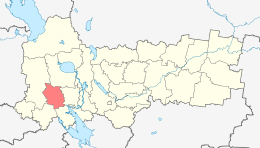 District de Kadujskij - Carte